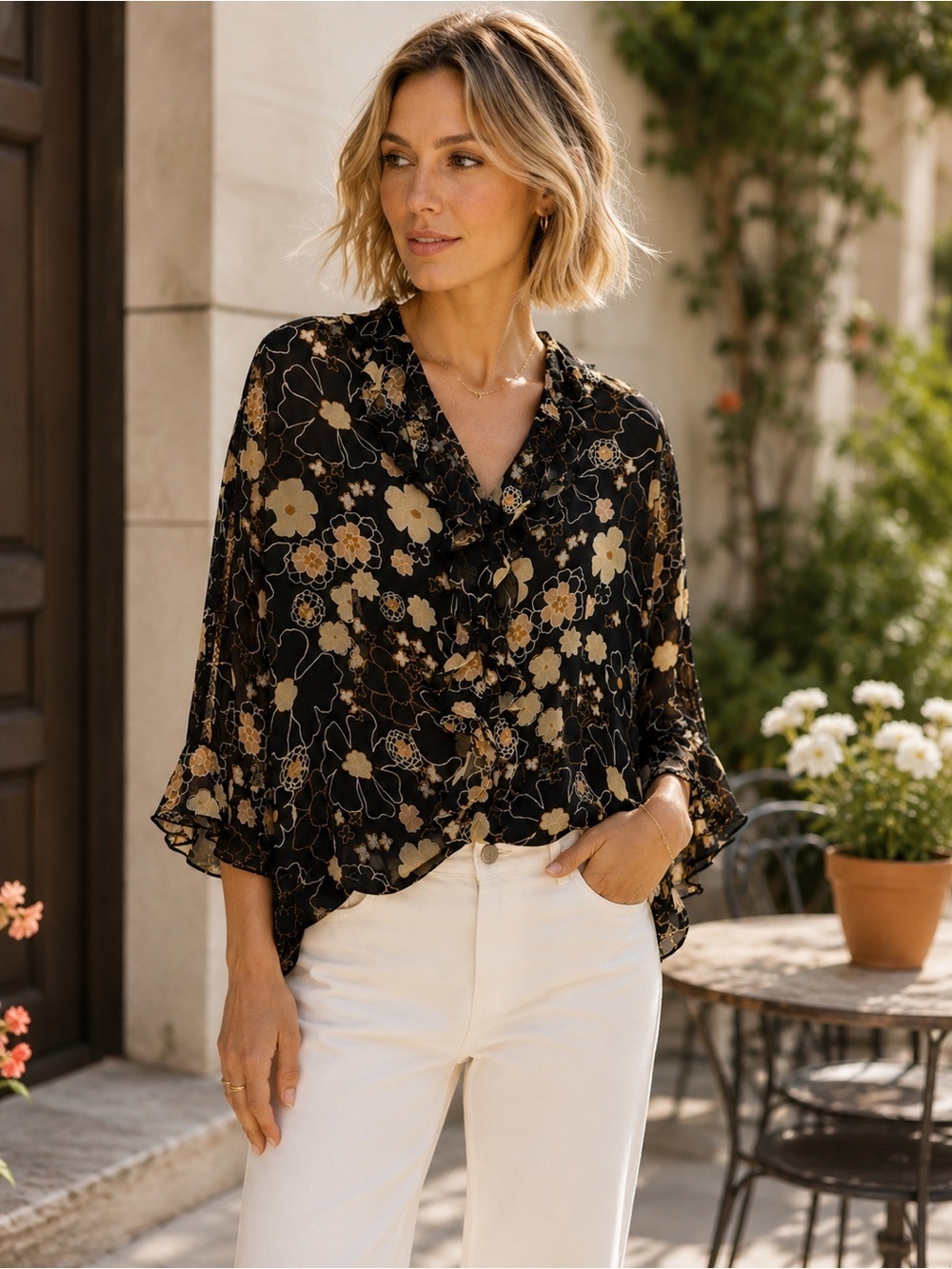 Richard Malcolm Silk Blouse